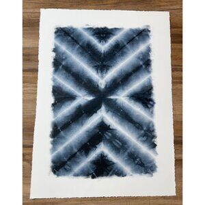 Pottery Barn Indigo Textile Print (not framed)
